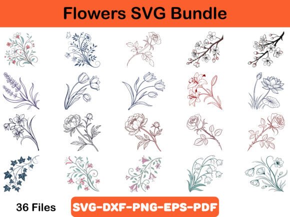 Elegant Floral Graphics for Digital Creators