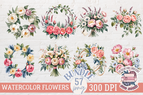 Spring Flowers Bundle 57 PNG