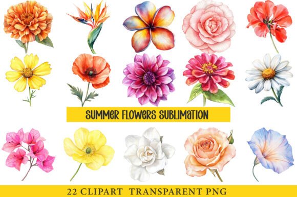 Summer Flowers Clipart Review