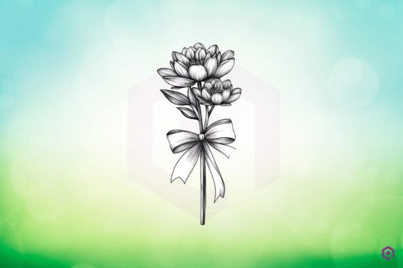 Water Lily Flowers Birthday Month Graphics